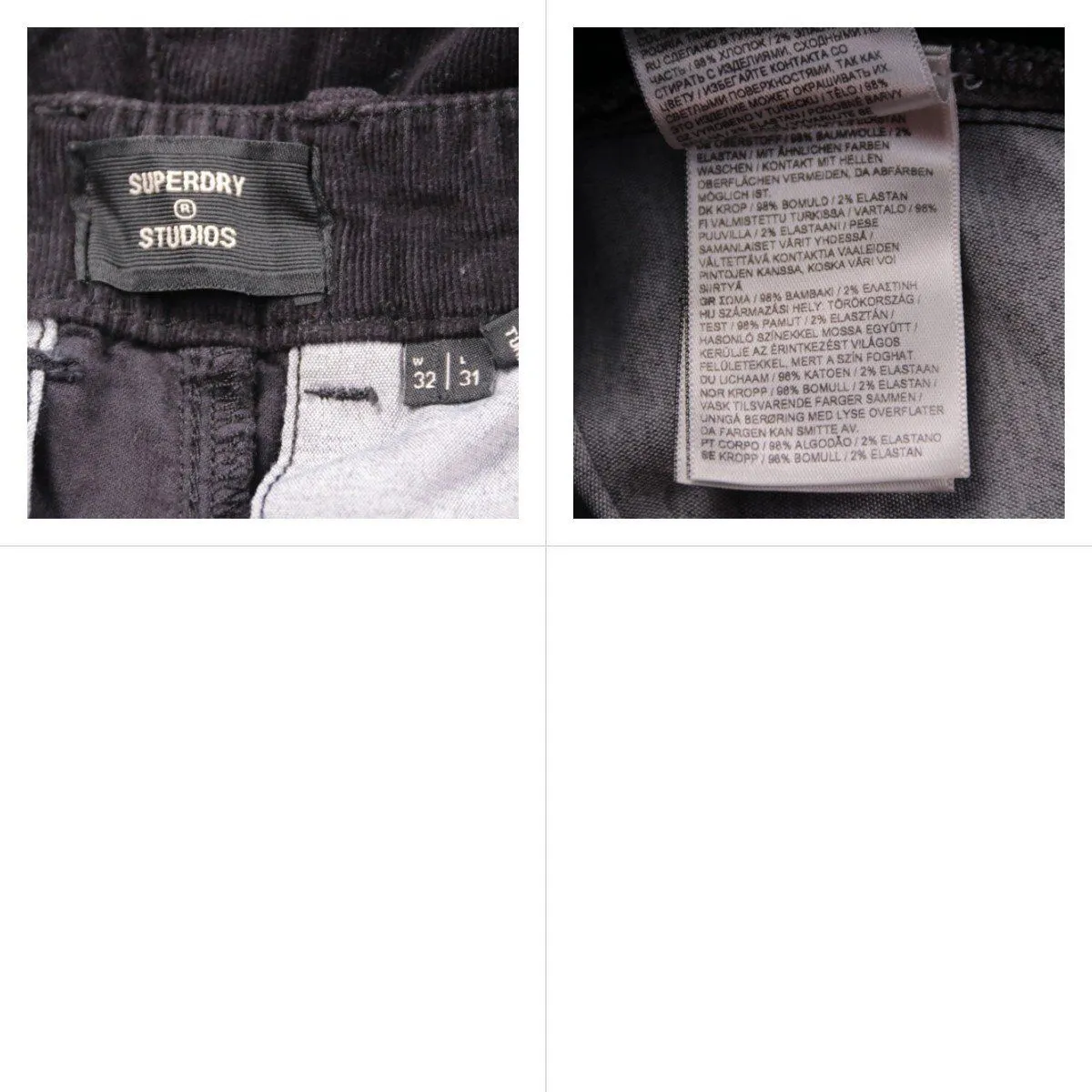 брюки Superdry
