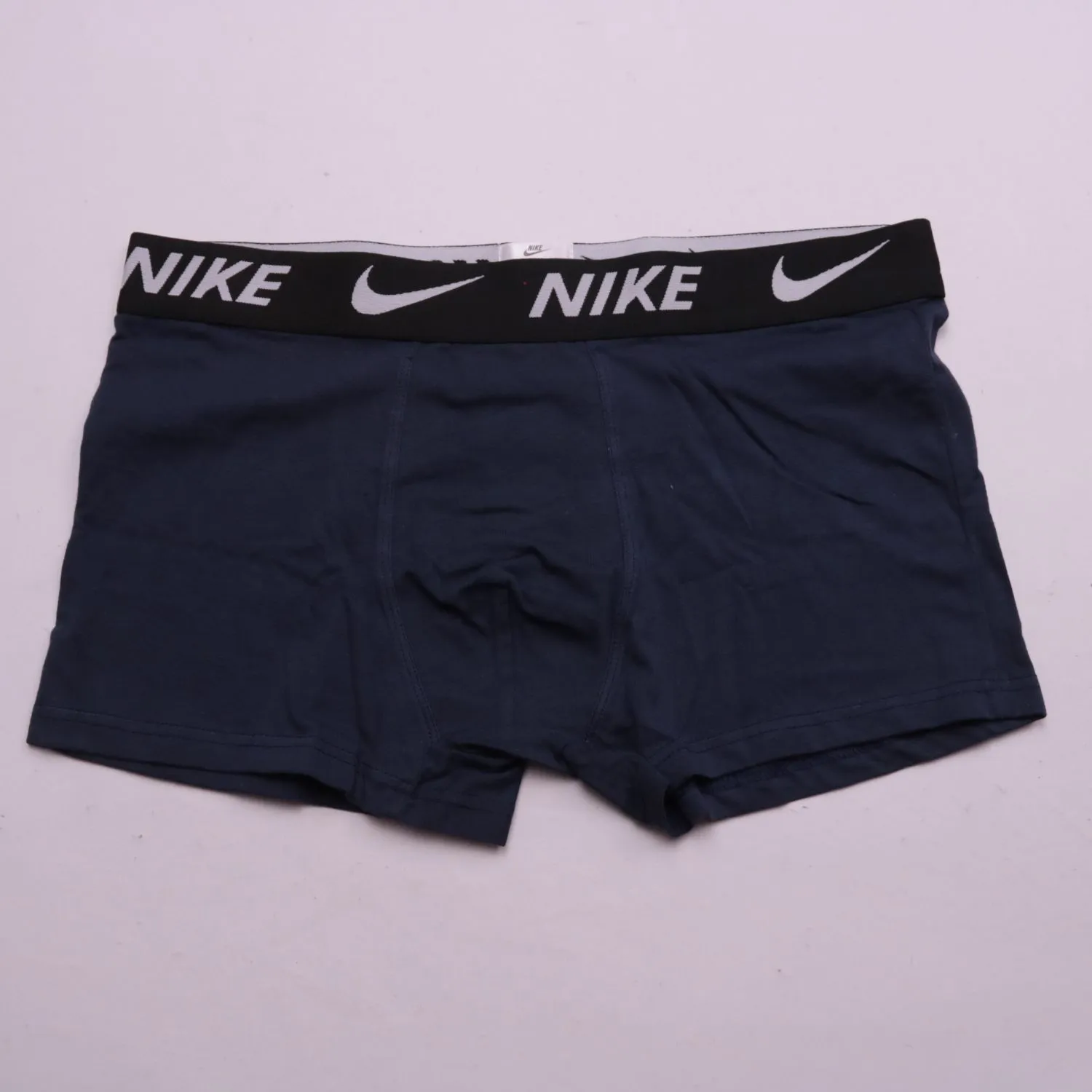 Тёмно-синие трусы-боксеры Nike с широкой резинкой, размер 56 (XXL)